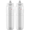 Elite Fly Cycling Water Bottles – Clear Tex 950ml (2 Pack)