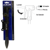 Azur T-Grip Alloy Bike Pump with Clever Valve & Gauge Azur T-Grip Alloy Mini Pump with Clever Valve & Gauge (infographic)