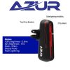 Azur Vampire USB-C Rear Safety Light (infographic)
