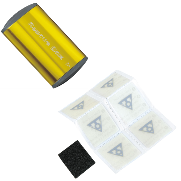 Topeak Glueless Patch Kit in Rescue Box Case