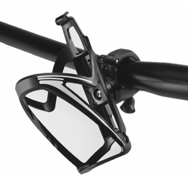 Azur Water Bottle Cage with Handlebar SeatPost Mount (demonstration on handlebar)