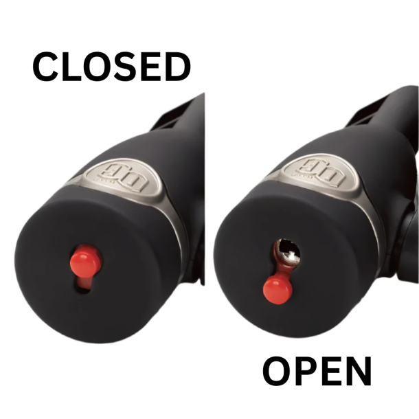 OnGuard 5804 OG Series Key Cable Bike Lock 120cm x 10mm (open vs closed)