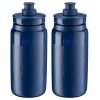 Elite Fly Cycling Water Bottles – Navy Blue Tex, 550ml (2 Pack) Elite Fly Cycling Water Bottles – Navy Blue Tex, 550ml (2 Pack)