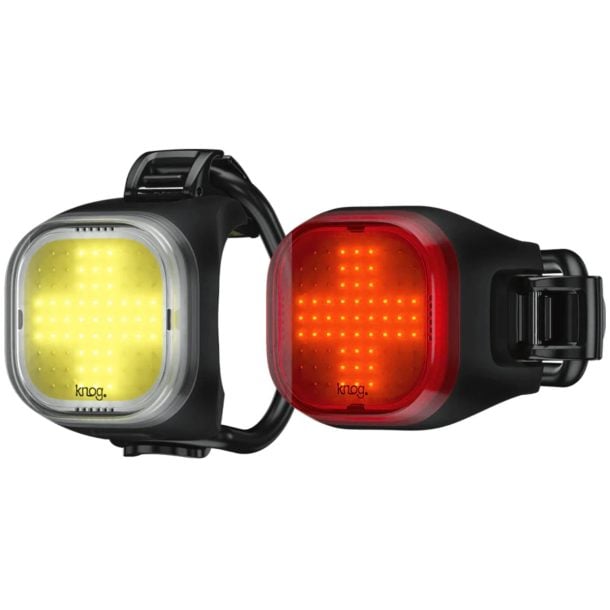 Knog Blinder Mini Bike Lights - Twinpack Set, Cross Pattern