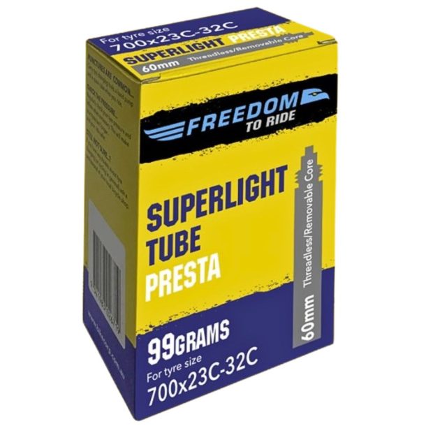 Freedom Superlight 700 x 23-32c Road Tube, 60mm Threadless Presta RVC