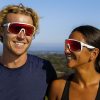 Sunwise Ultra Sunglasses - White Frame, Polarised Lens (lifestyle shot)