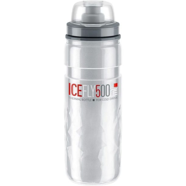 Home Elite Fly Ice Insulated Water Bottle for Cold Drinks - Clear, 500ml