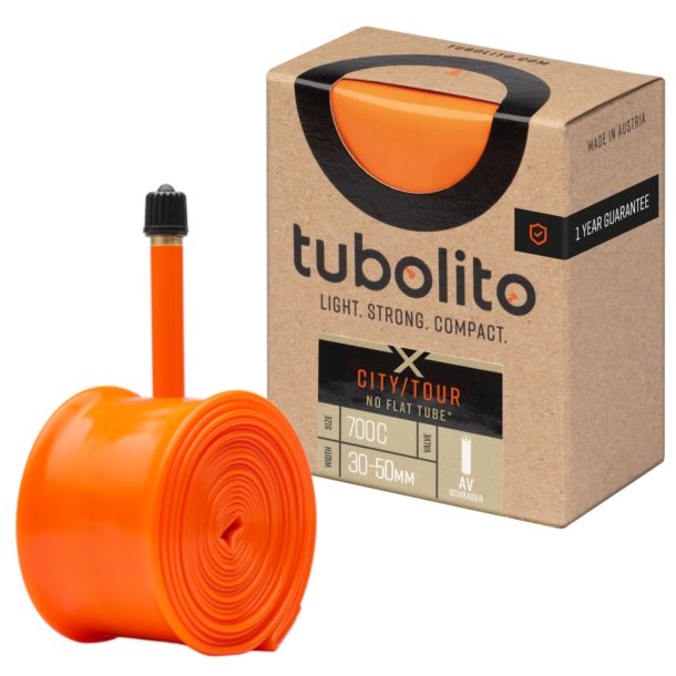 Tubolito X-Tubo No Flat TPU Tube - 700 x 30-50c, Schrader Valve