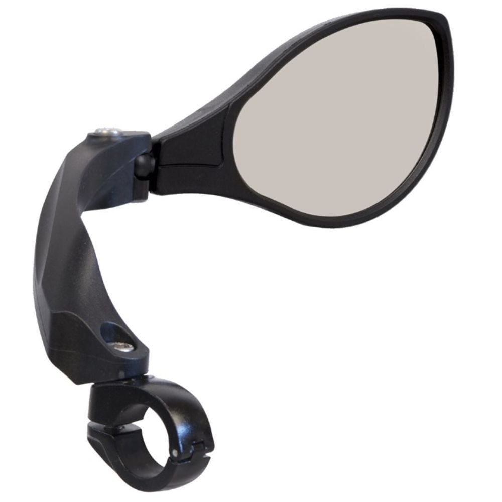 Azur Optic Large Bike Handlebar Mirror - Right Hand Side, Foldable Azur Optic Large Bike Handlebar Mirror