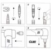 Schwalbe Clik Valve Presta Conversion Kit (3542) - Valves with Pump Head Adapter Schwalbe Clik Valve Presta Conversion Kit (3542) - Valves with Pump Head Adapter - instructions