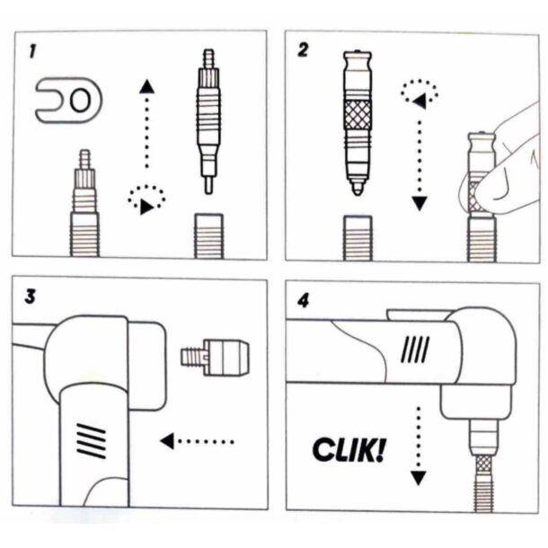 Schwalbe Clik Valve Presta Conversion Kit (3542) - Valves with Pump Head Adapter Schwalbe Clik Valve Presta Conversion Kit (3542) - Valves with Pump Head Adapter - instructions
