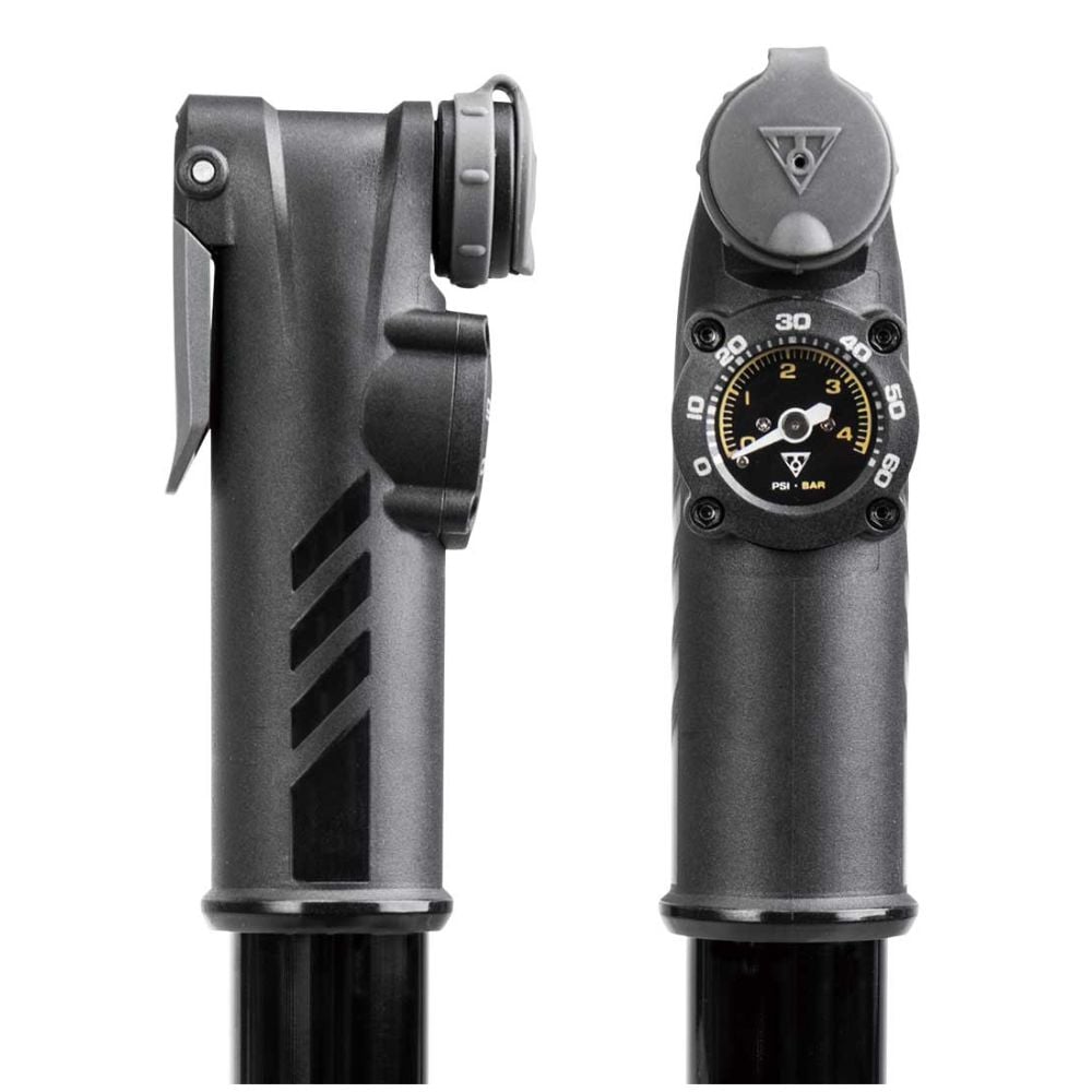 Topeak Mountain DA_G Mini Pump with Gauge Topeak Mountain DA_G Mini Pump with Gauge (close up view)