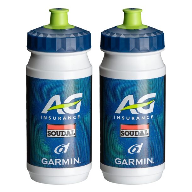 Tacx Daiya AG Insurance Soudal Garmin Pro Team Water Bottles – 550ml (2 Pack)
