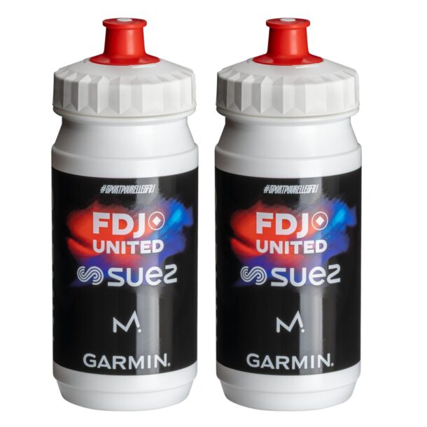 Tacx Daiya FDJ United Suez Garmin Pro Team Water Bottles – 550ml (2 Pack)