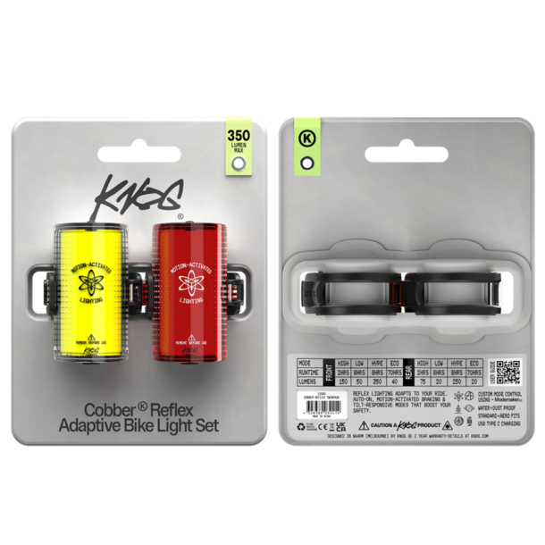 Alternative view of Knog Cobber Reflex Adaptive Bike Lights - Twinpack Set