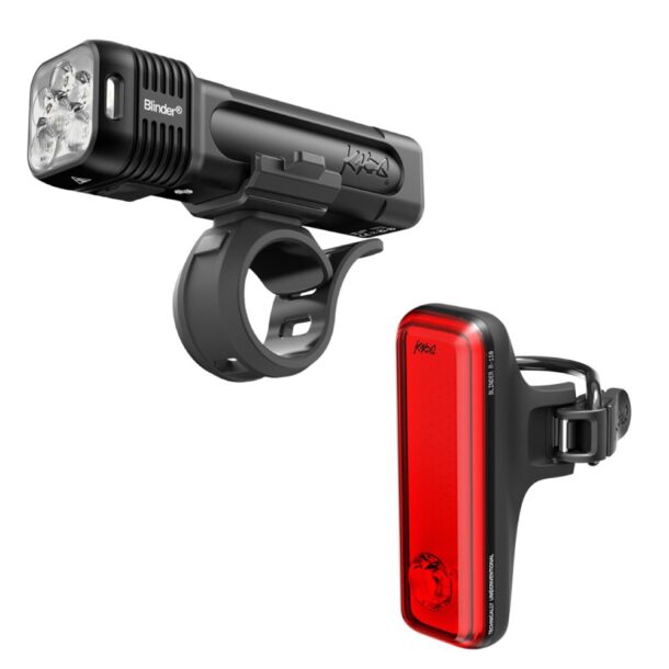 Knog Blinder 1400 Front and Blinder R150 Rear Bike Light Set