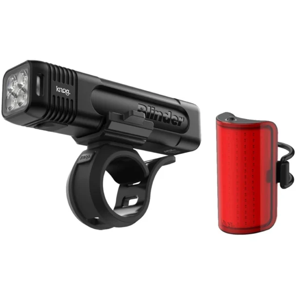 Knog Blinder 1000 Front and Cobber Reflex Rear Bike Light Set