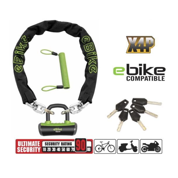 OnGuard 8019E Mastiff e-Bike Chain Lock