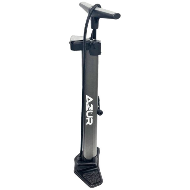 Azur Floor Pump for Tubeless Tyres with Smart Valve and Digital Gauge