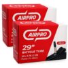 Positz Value Bundle of 2 MTB Tyres 29 x 2.10 (54-622) and 2 AirPro Tubes Presta