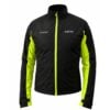 Azur Graphite Cycling Outer Layer Wind Jacket - Black_Neon Yellow
