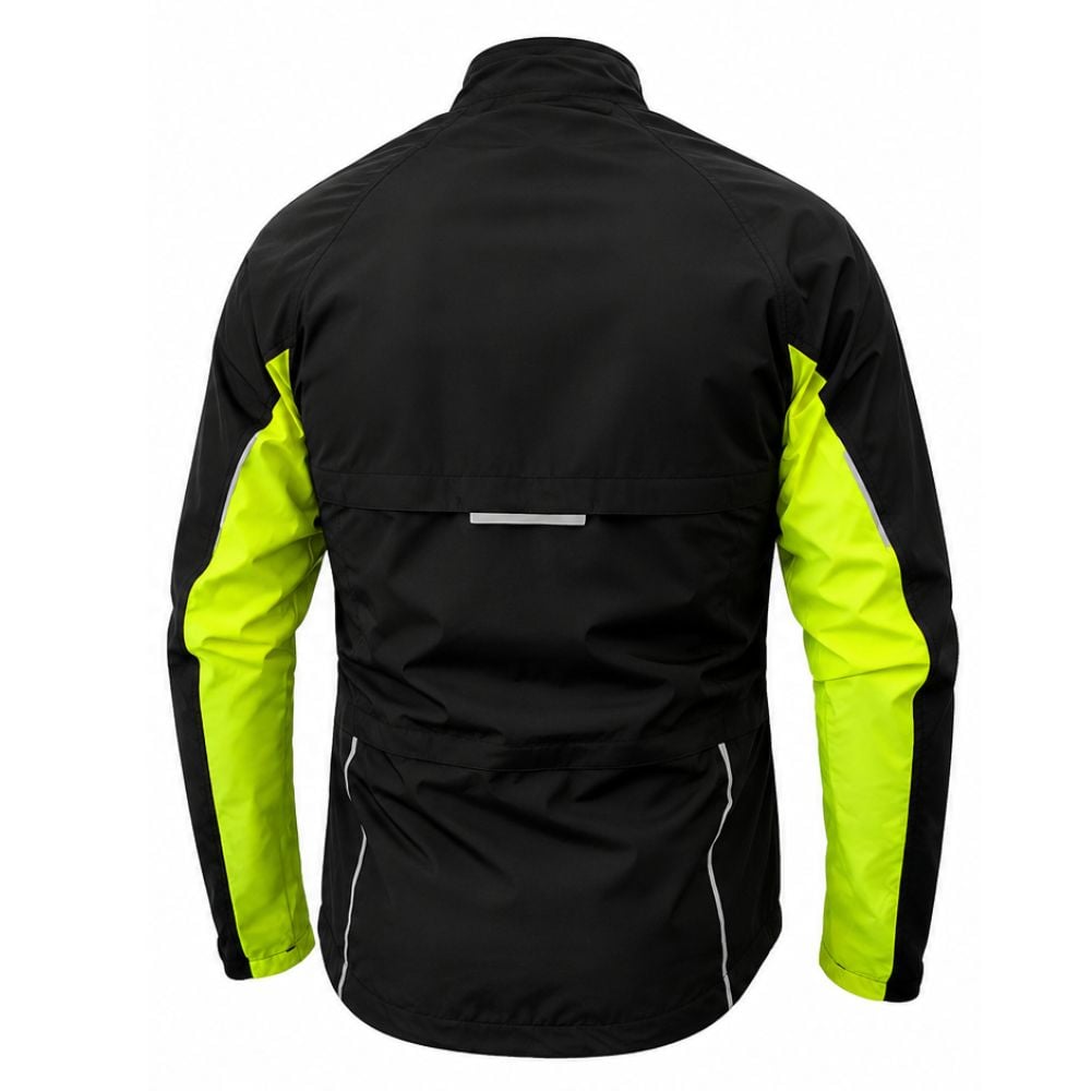 Azur Graphite Cycling Outer Layer Wind Jacket - Black/Neon Yellow Azur Graphite Cycling Outer Layer Wind Jacket - Black_Neon Yellow