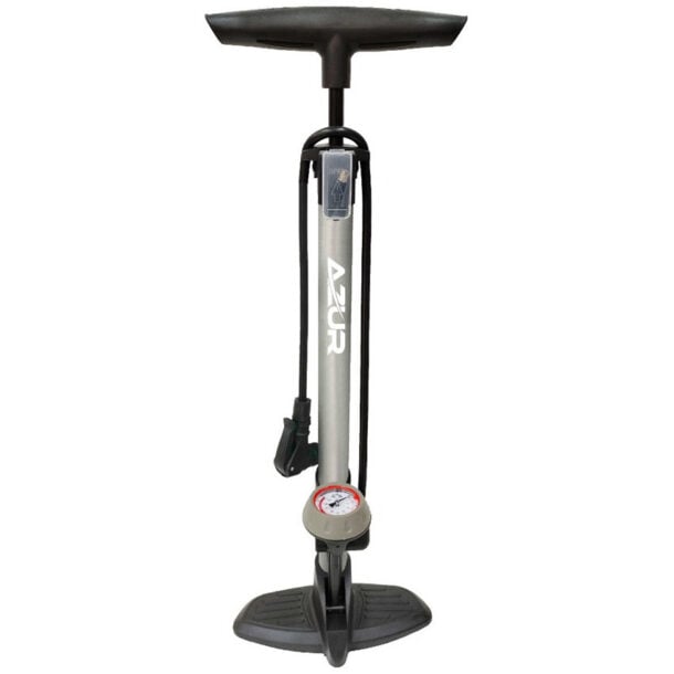 Azur Floor Pump SP60 Smart Valve Head - Silver