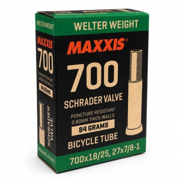 Maxxis Tube Welter Weight 700 x 18-25c, 27 x 7 8-1 Schrader Valve