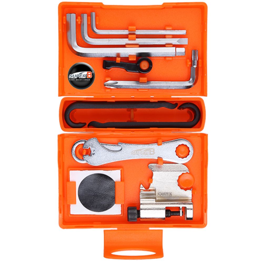 Super-B TB1180 Mini Tool Kit in Box | 26-Piece Starter Set Super-B TB1180 Mini Tool Bicycle Box Set 26 Piece