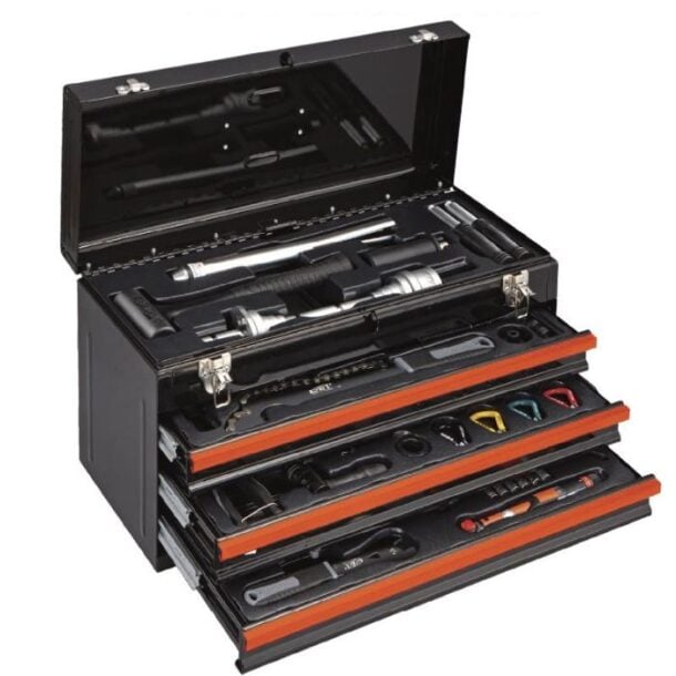 SuperB Premium 3 Drawer Chest 53 Piece Bicycle Tool Set