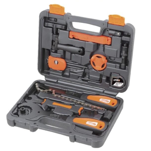 Super-B TBA300 Premium Bicycle Tools 21 Piece Set with Carry Hard Case
