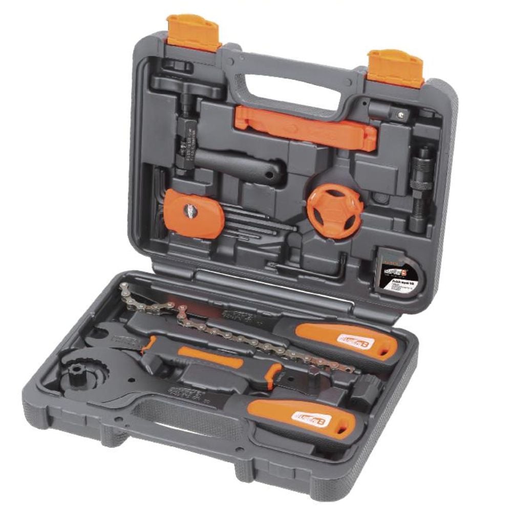 Super-B TBA300 Premium Bicycle Tools 21 Piece Set with Carry Hard Case Super-B TBA300 Premium Bicycle Tools 21 Piece Set with Carry Hard Case