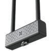 Black-X Titan RockSolid Smart U-Lock suits iPhone & Android Black-X Rock Solid Smart Shackle - 115mm x 229mm x 15mm