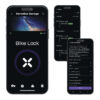 Black-X Titan RockSolid Smart U-Lock suits iPhone & Android Black-X Rock Solid Smart Shackle - 115mm x 229mm x 15mm