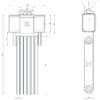 Black-X Titan Folding Smart Lock suits iOS/Android Black-X Titan Folding Smart Lock suits iOS/Android