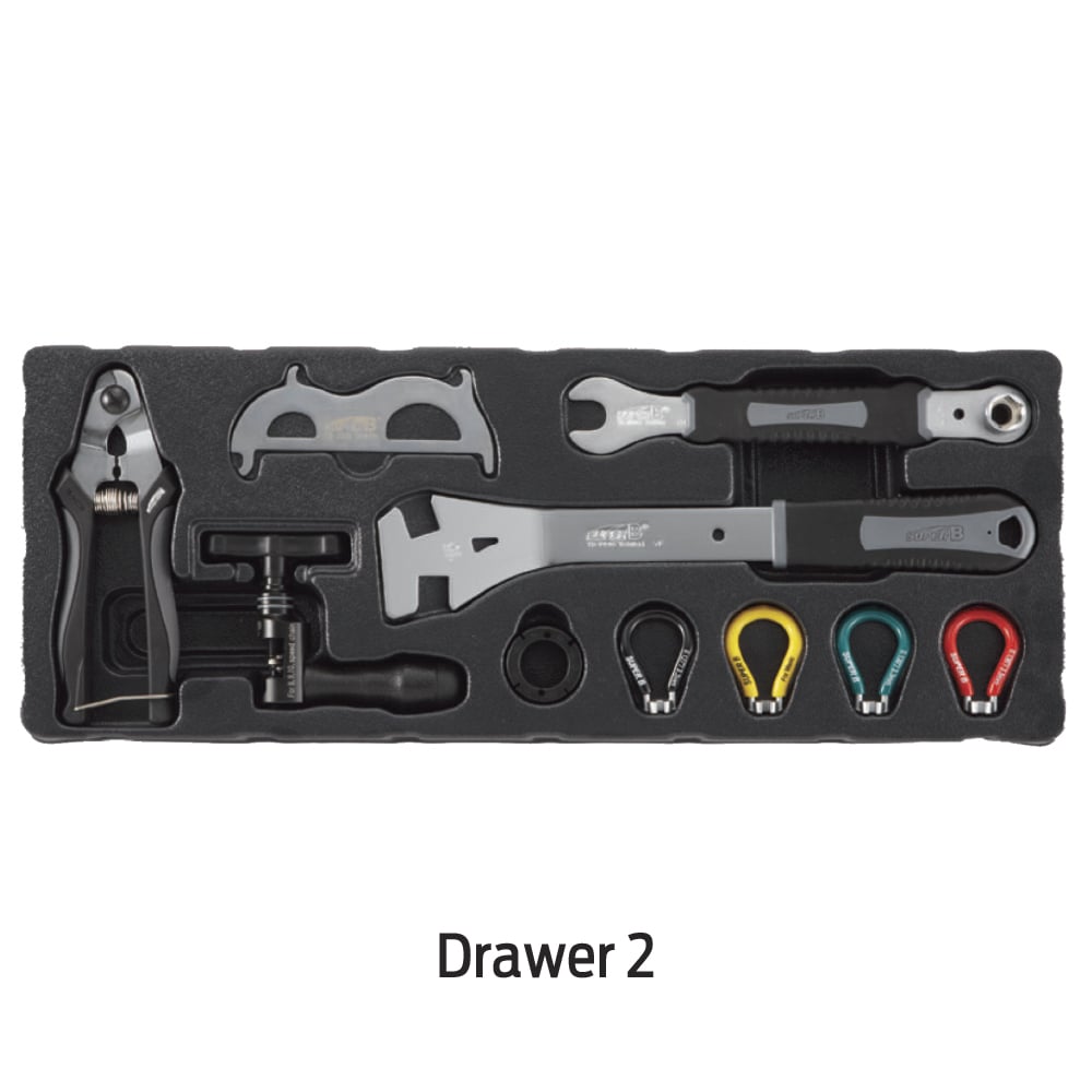 SuperB Premium 3 Drawer Chest 53 Piece Bicycle Tool Set SuperB Premium 3 Drawer Chest 53 Piece Bicycle Tool Set