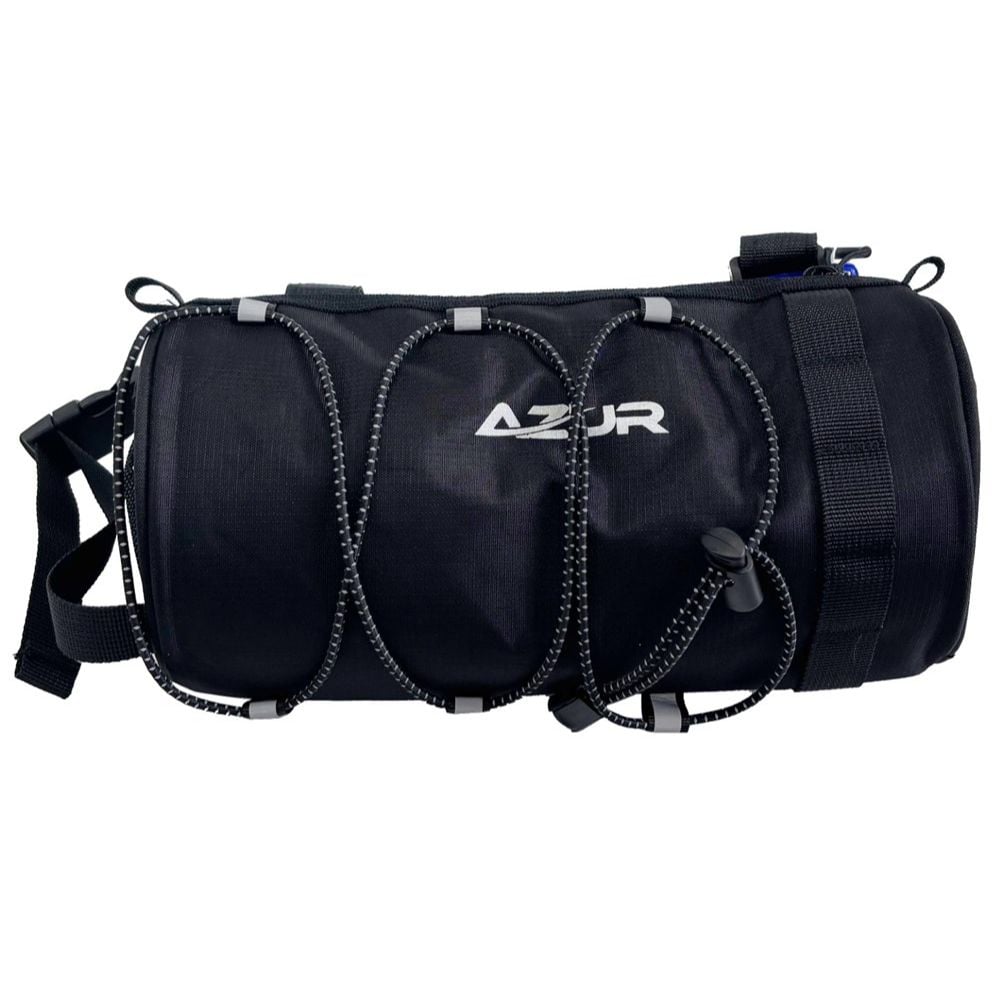 Azur Front Handlebar Roll Bag - Black Azur Handlebar Bag Black