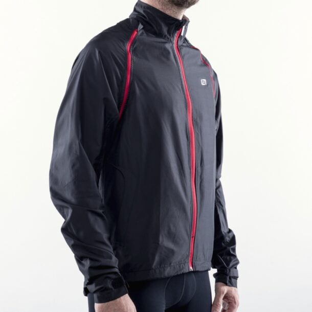 Bellwether Velocity Convertible Cycling Jacket - Black
