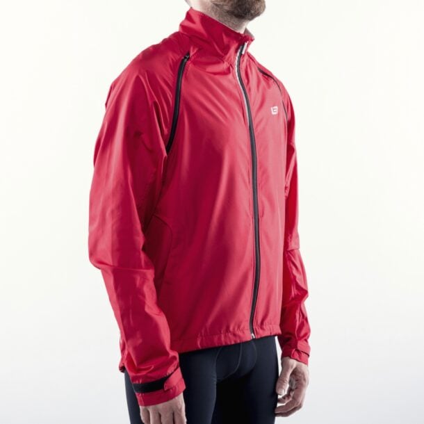 Bellwether Velocity Convertible Cycling Jacket - Red