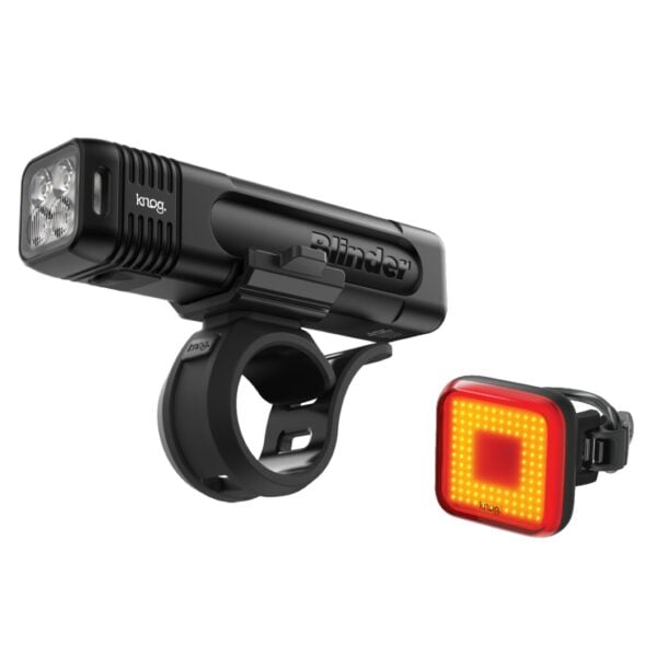 Knog Blinder 600 Front and Square 100 Rear Bike Light Set