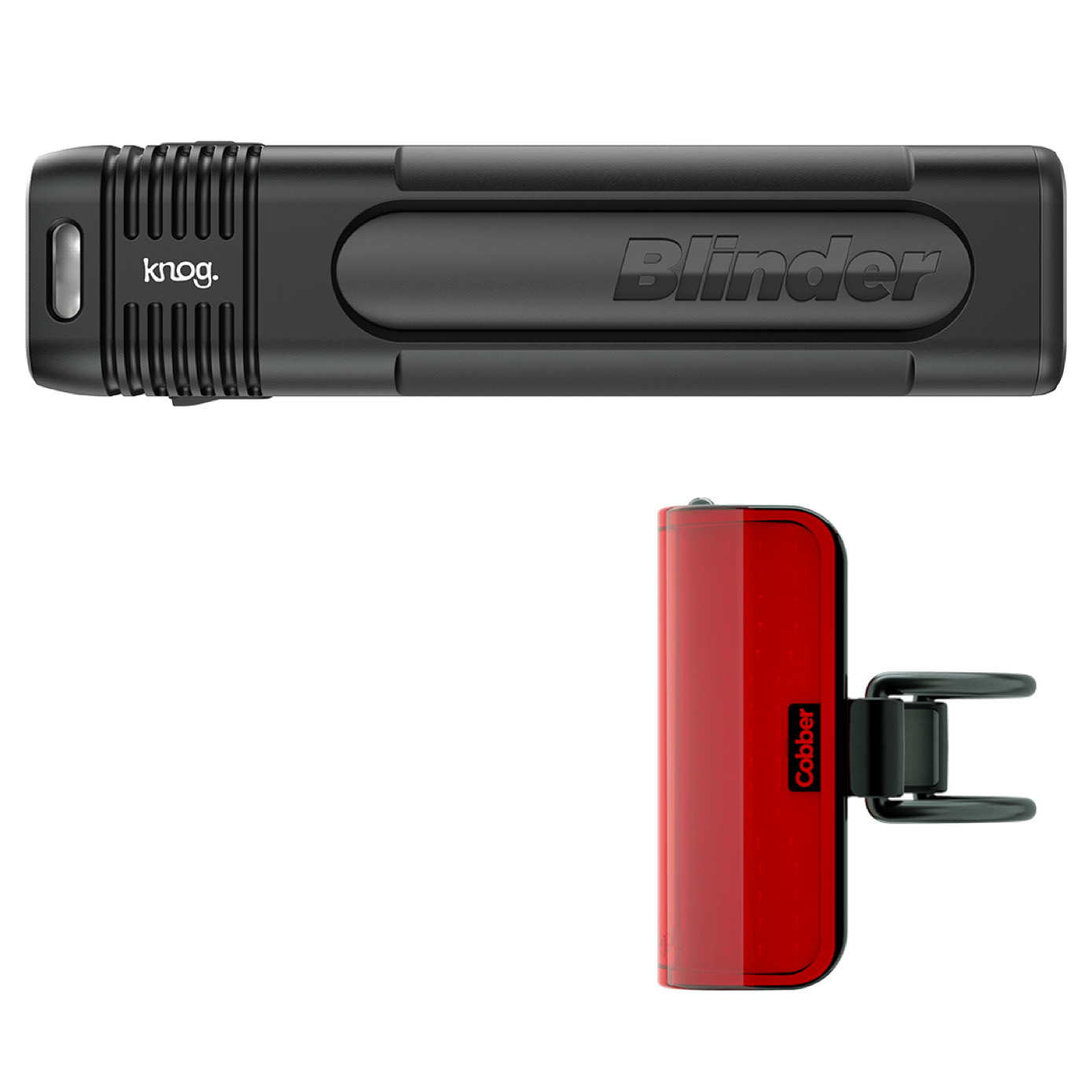 Knog Blinder 900 Front and Mid Cobber Rear Bike Light Set Knog Blinder 900 Front and Mid Cobber Rear Bike Light Set