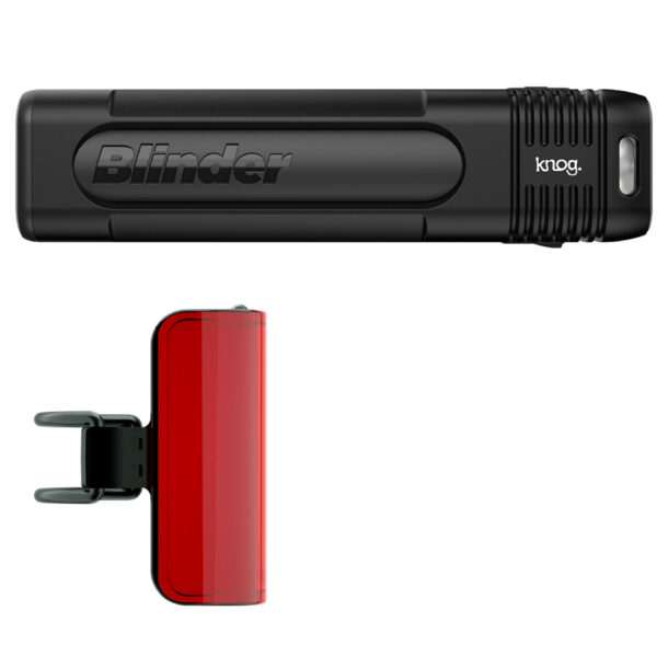 Knog Blinder 900 Front and Mid Cobber Rear Bike Light Set Knog Blinder 900 Front and Mid Cobber Rear Bike Light Set