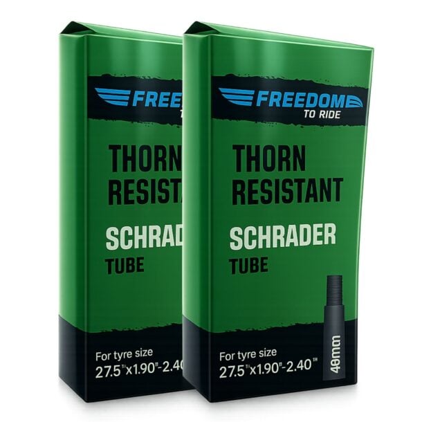 Freedom Thorn Resistant Bike Tubes 27.5 x 1.90-2.40 Schrader (2 Pack)