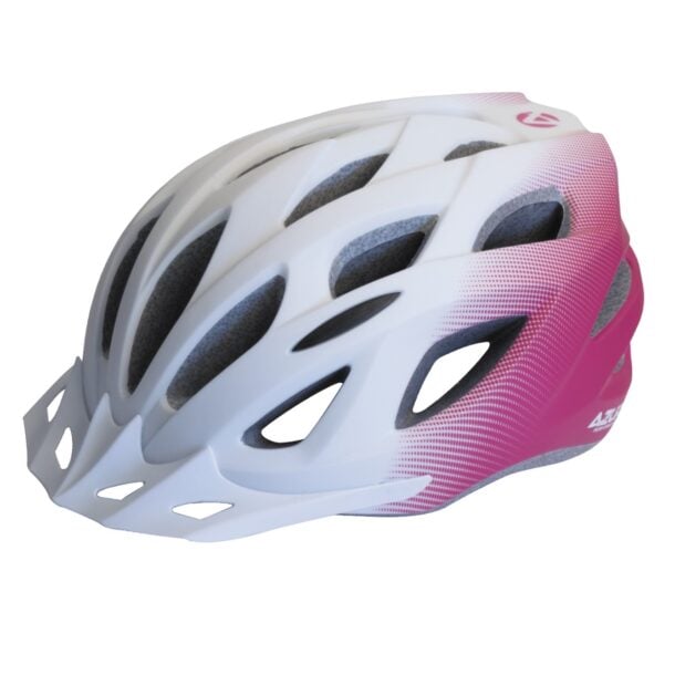 Azur L61 Leisure Bike Helmet - Pink/White Fade