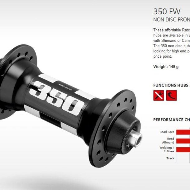 DT Swiss 350 Front Hub | Road, Gravel & MTB