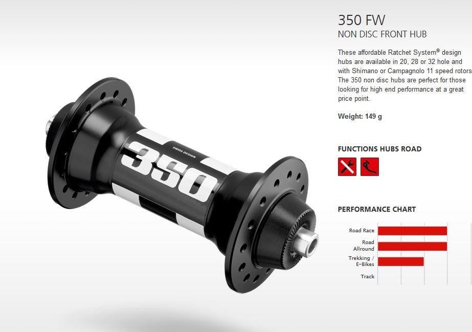 DT Swiss 350 Front Hub | Road, Gravel & MTB DT Swiss 350 Front Hub | Road, Gravel & MTB