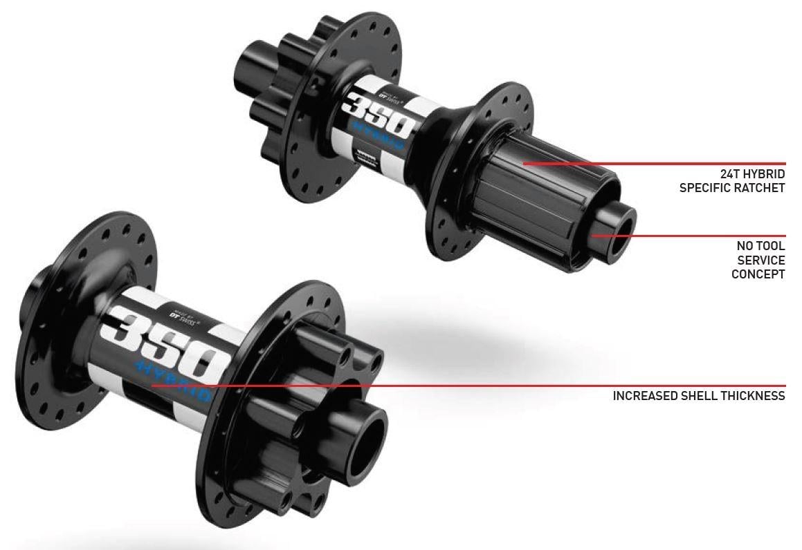 DT Swiss 350 Hybrid E-Bike Hub | Front & Rear DT Swiss 350 Hybrid E-Bike Hub | Front & Rear - Image 2