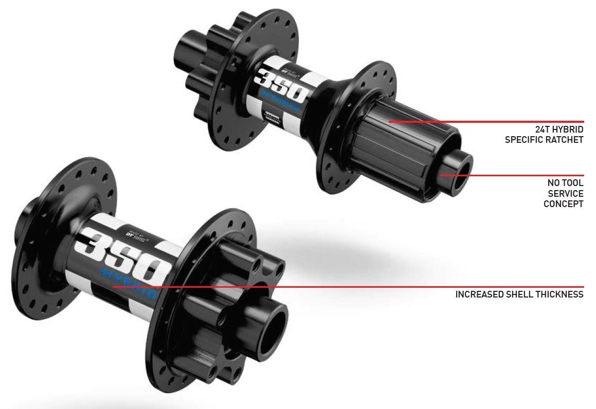 DT Swiss 350 Hybrid E-Bike Hub | Front & Rear DT Swiss 350 Hybrid E-Bike Hub | Front & Rear - Image 3