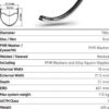 DT Swiss RR 411 Road Rim | 700C | Black DTR1015 DT Swiss RR 411 Road Rim | 700C | Black