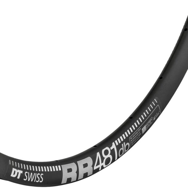 Alternative view of DT Swiss RR 481 Disc Road Rim | 700C | 22mm Internal | 24h | Black